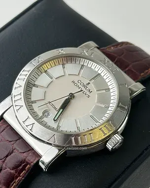 No Reserve - Corum Romvlvs Romulus 40MM Silver Dial Aftermarket