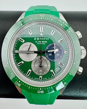レムノス No Reserve - 2024 Zenith Chronomaster Sport 41MM Green Dial Rubber