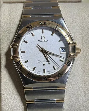 Omega Constellation 36MM White Dial Two-Tone Bracelet (1552/862