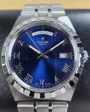 No Reserve - 2025 Tudor Royal 41MM Blue Dial Steel Bracelet (28600