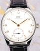 2020 IWC Schaffhausen Portugieser 40MM Silver Dial Leather Strap (IW358303)