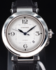 2025 Cartier Pasha De Cartier 41MM Silver Dial Leather Strap (WSPA0010)