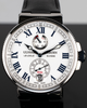2017 Ulysse Nardin Marine Chronometer Manufacture 43MM White Dial Leather Strap (1183-126/40)