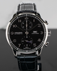 2021 IWC Schaffhausen IWC Portugieser Chronograph 41MM Black Dial Leather Strap (IW371609)