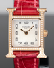 2021 Hermès Heure H 17.2MM Quartz Silver Dial Leather Strap (W053097WW00)