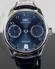 2020 IWC Schaffhausen Portugieser 7 Days 42.3MM Blue Dial Leather Strap (IW500710)
