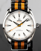 No Reserve - 2018 Omega Seamaster Aqua Terra "Golf Edition" 41MM Silver Dial Textile Strap (220.12.41.21.02.003)