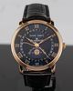 2021 Blancpain Villeret Quantième Complet 40MM Blue Dial Leather Strap (6654-3640-55B)