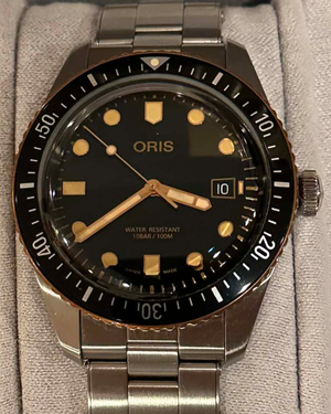 2022 Oris Divers Sixty-Five 42MM Black Dial Steel Bracelet (01 733