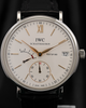 2019 IWC Schaffhausen Portofino Hand-Wound 8 Days 45MM Silver Dial Leather Strap (IW510103)