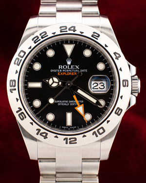 No Reserve - 2013 Rolex Explorer II 42MM Black Dial Oyster